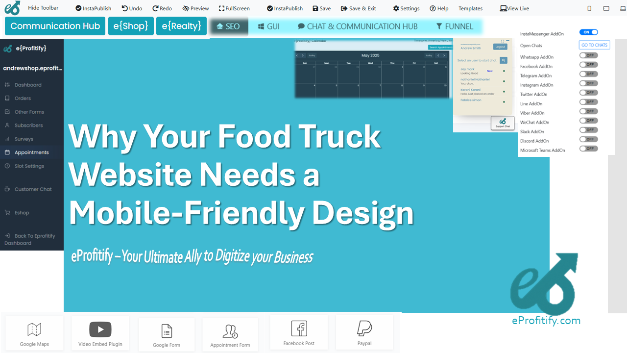 Why Your Food Truck Website Needs a Mobile-Friendly Design